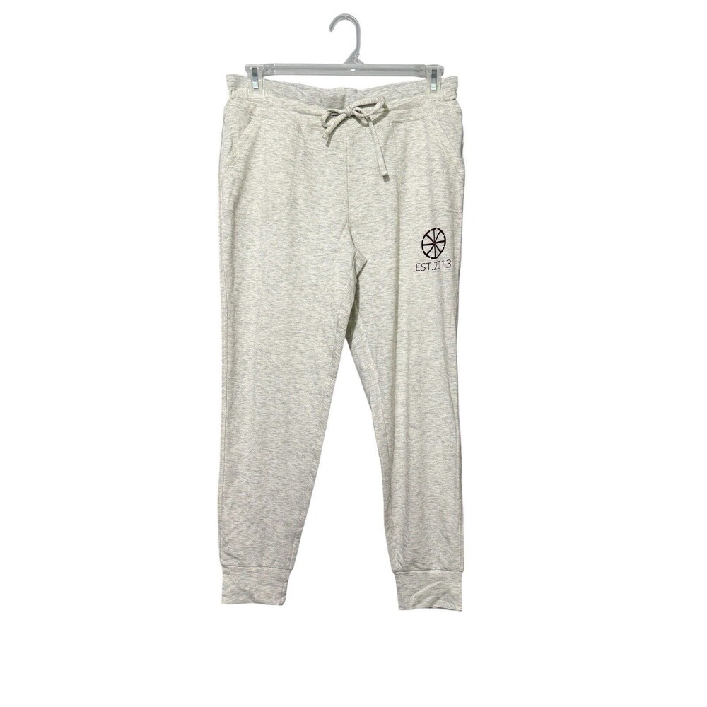 Turnstyle Jogger Sweatpants Heather Gray Drawstring Lounge Pants Men M